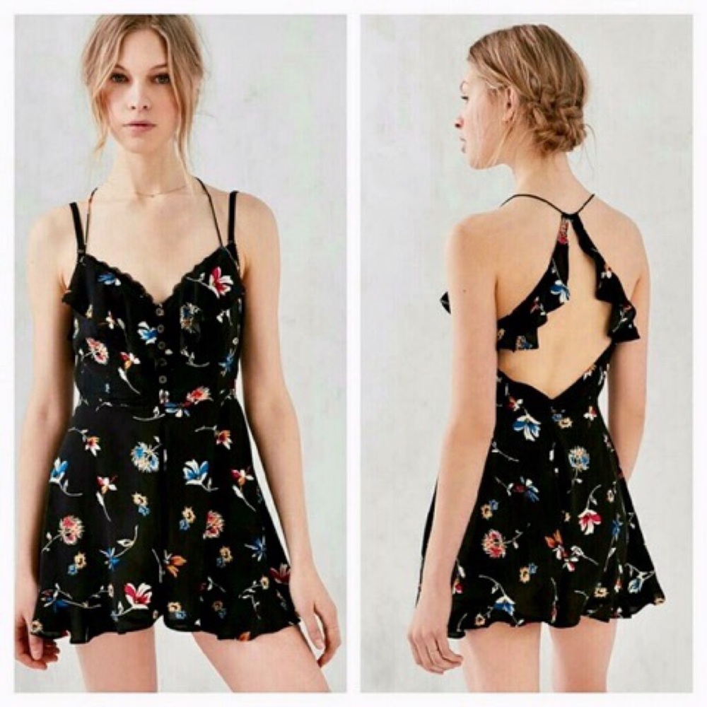 UO backless romper